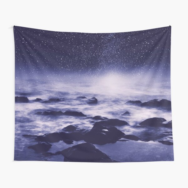 Stardust Ocean - Atlantic at night with Milky Way in Ultraviolet Tapestry