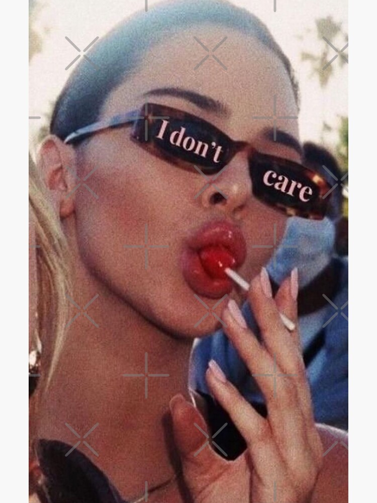 Carte de vux avec l'uvre  Kim Kardashian i don't care  de l'artiste  EKIP667 | Redbubble
