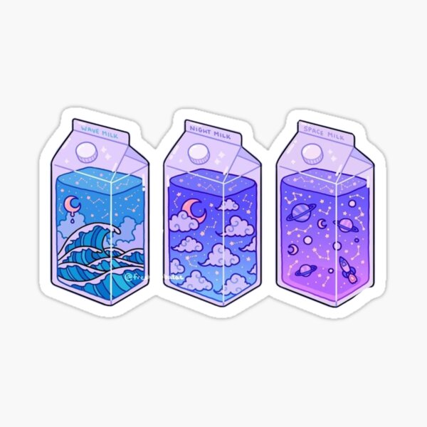 Item preview, "Wave,Space And Night Milk" designed and sold by mercuryxapparel.