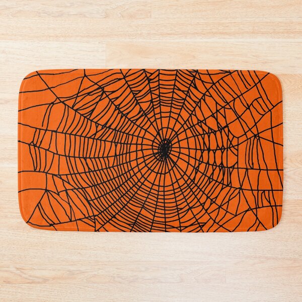 Item preview, Spider web creepy cute design in orange black - Halloween gifts designed and sold by MadandMean.