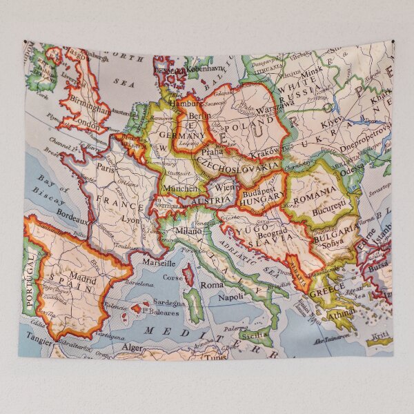 Item preview, Vintage Europe map designed and sold by Pegasus00.