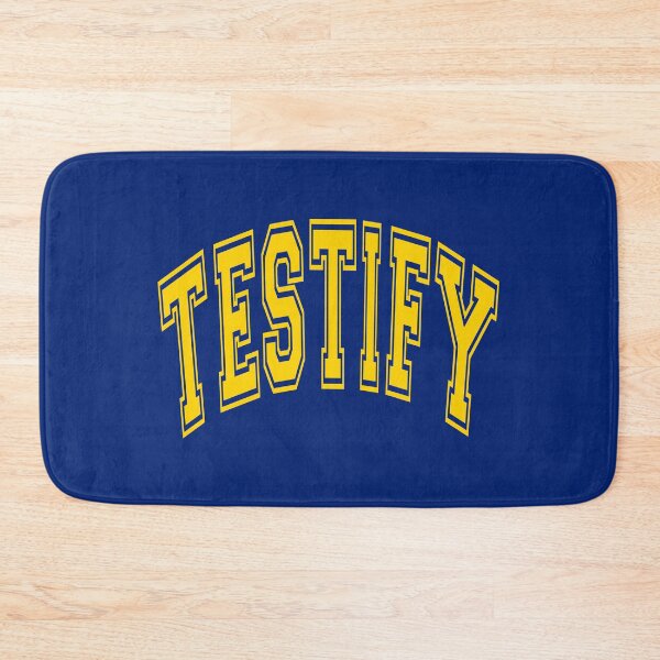 Item preview, Testify - Religious Faith - Law Student - Statement Slogan Blue designed and sold by 4wordsmovement.