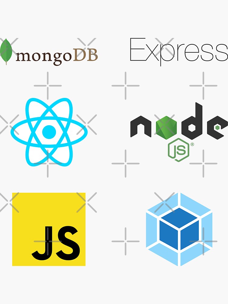 "Sticker Pack - Web Development MERN Stack" Sticker for Sale by ...