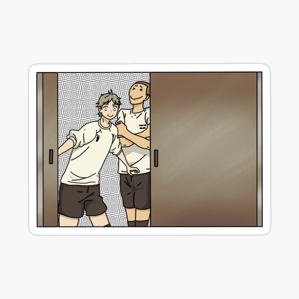 Kageyama and Sugawara Manga Panel Art Board Print for Sale by finches