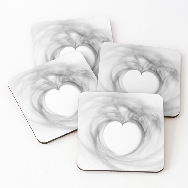 Item preview, Grey Fractal Heart designed and sold by Sybille-Yates.
