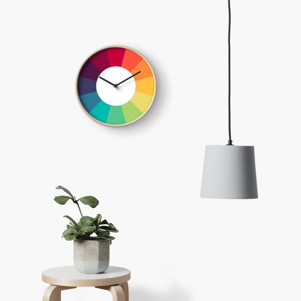 Colour Wheel Clock