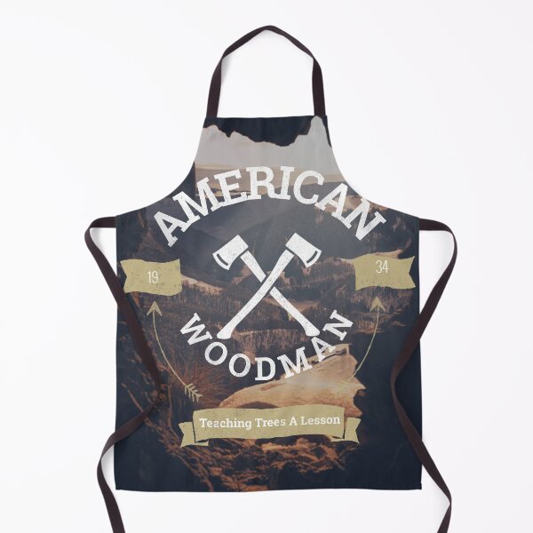 Item preview, American woodman - teach those trees a lesson designed and sold by LidaRayArt.