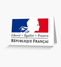 Symbol of the French Government Greeting Card