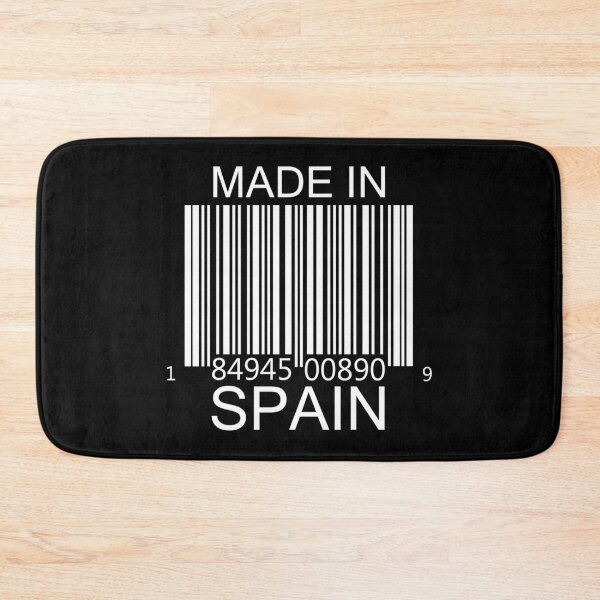 Item preview, Made in Spain Barcode in white designed and sold by Mariv19.
