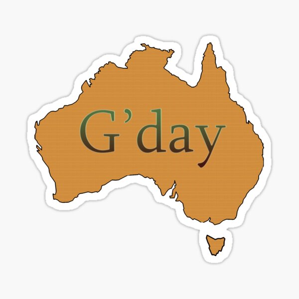Item preview, G'day designed and sold by Mike Paget.