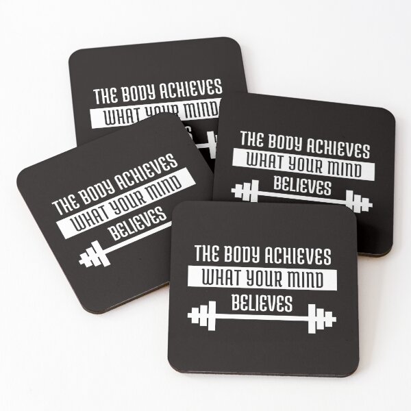 Item preview, The Body Achieves What Your Mind Believes designed and sold by M20Design.