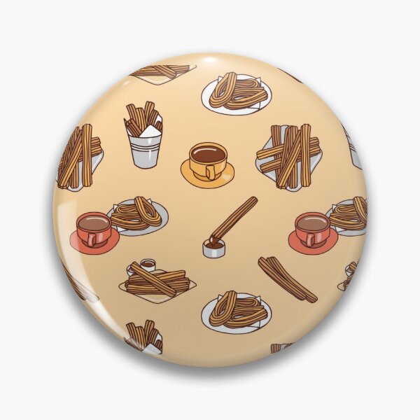 Item preview, Churros & Hot Chocolate Pattern designed and sold by KauzSL.