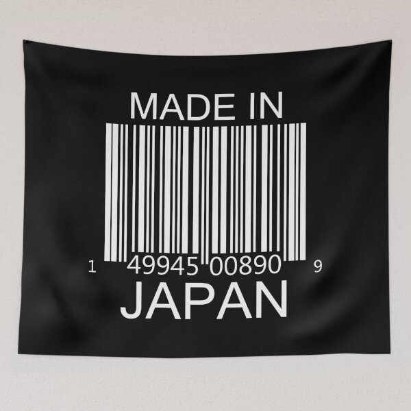 Artikelvorschau, Made in Japan Barcode in weiß entworfen und verkauft von Mariv19.