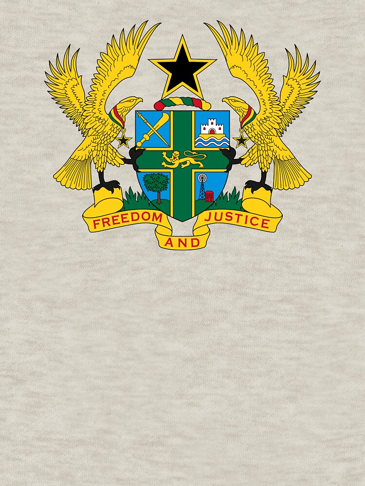 "Ghana Coat of Arms " Zipped Hoodie by abbeyz71 | Redbubble