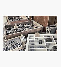 Old letterpress stuff Photographic Print