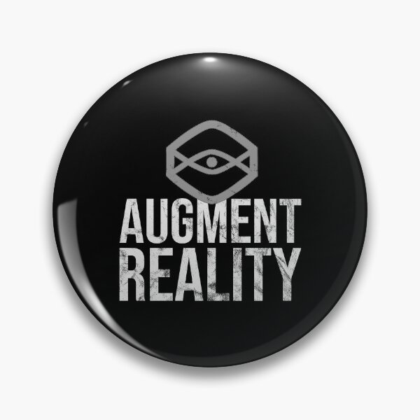 Item preview, Distressed Augmented Reality Text - B&W AR Symbol designed and sold by DeWinnes.