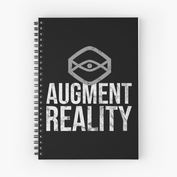 Item preview, Distressed Augmented Reality Text - B&W AR Symbol designed and sold by DeWinnes.