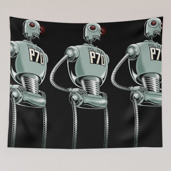 Item preview, Police Robot from Magnus 4000 AD designed and sold by Sandpiperarts.