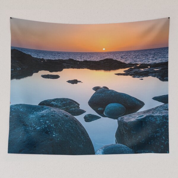 Item preview, Sunset reflection in rock pool designed and sold by iCimages.net.