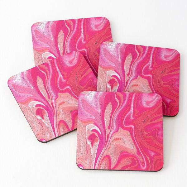 Item preview, Pink Abstract Landscape designed and sold by Yakdane.