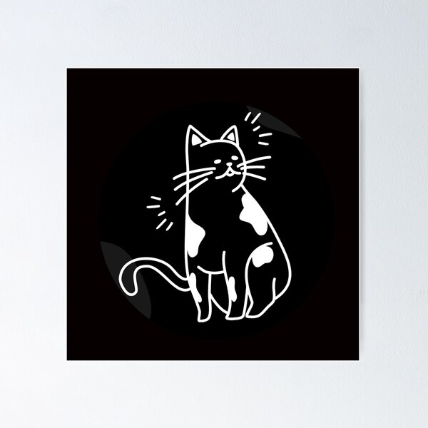 Item preview, Curiosidades gato negro esponjoso designed and sold by Hashmi789.