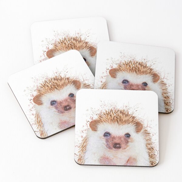 Item preview, Hedgehog watercolor animals nursery decor designed and sold by DelzStudio.