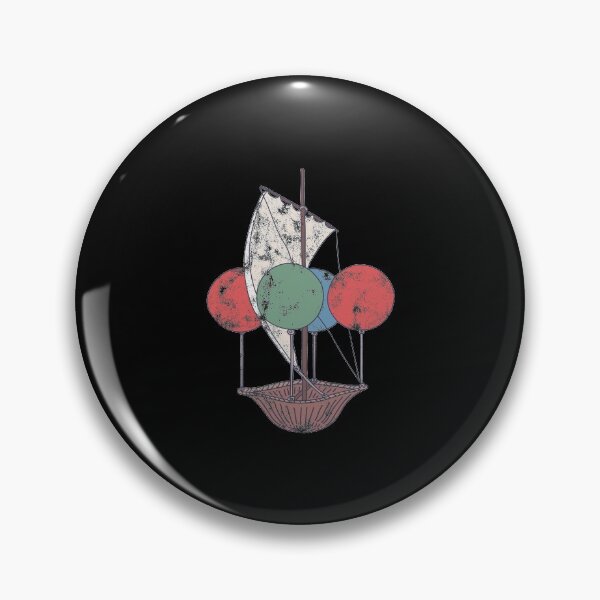 Item preview, Distressed Air Balloon Pilot - Vintage Balloon - Aviator designed and sold by DeWinnes.