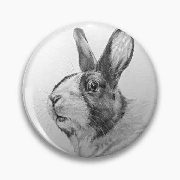 Item preview, Black and White Rabbit designed and sold by FineLineStudio.