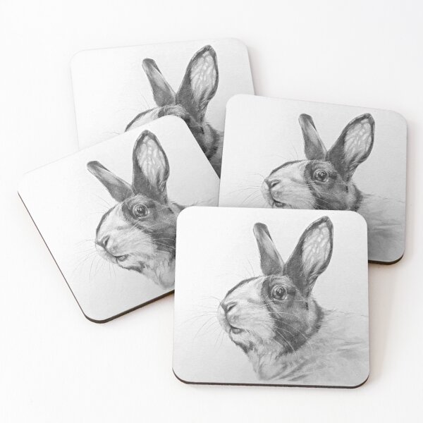 Item preview, Black and White Rabbit designed and sold by FineLineStudio.