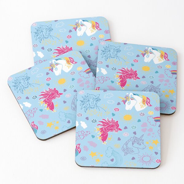 Item preview, Unicorn and horses designed and sold by ElenaSteinbach.
