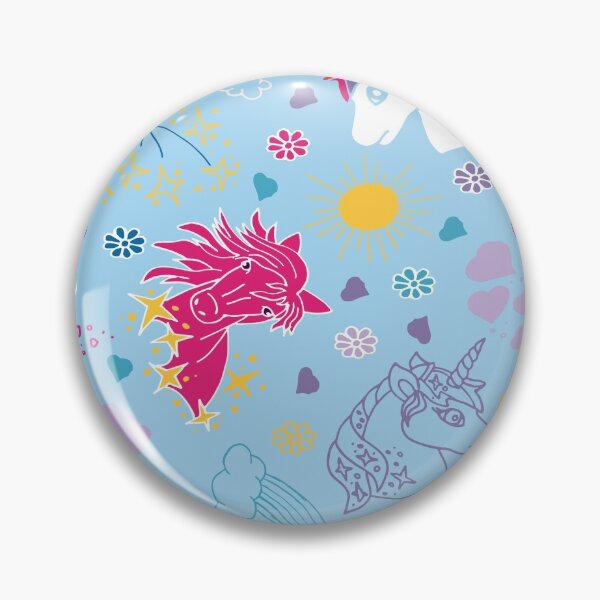Item preview, Unicorn and horses designed and sold by ElenaSteinbach.