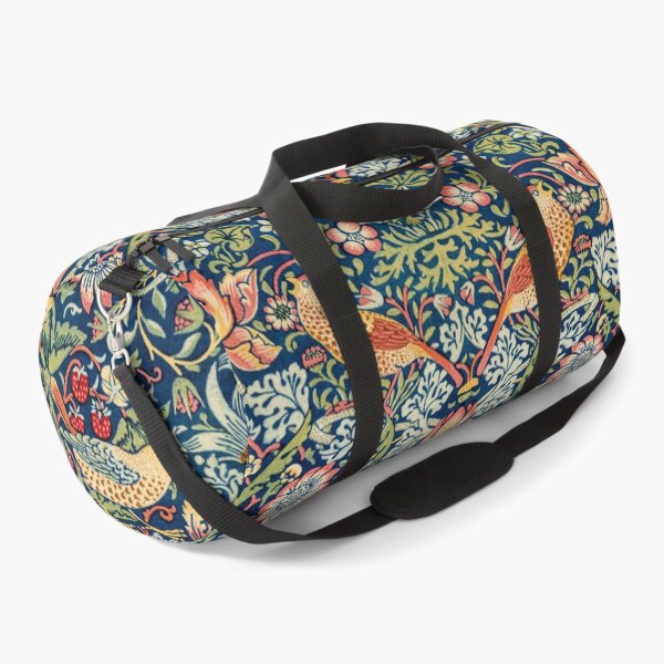 The Strawberry Thieves William Morris Pattern Duffle Bag