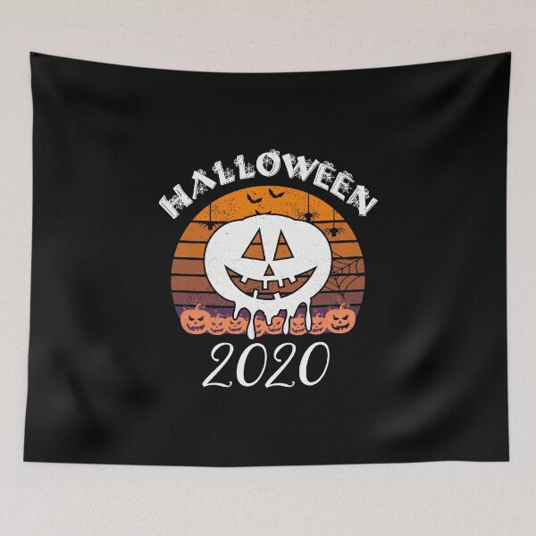 Item preview, Vintage Retro 2020 Halloween Gift - Scary Pumpkin - Funny Happy Halloween designed and sold by meedTee.