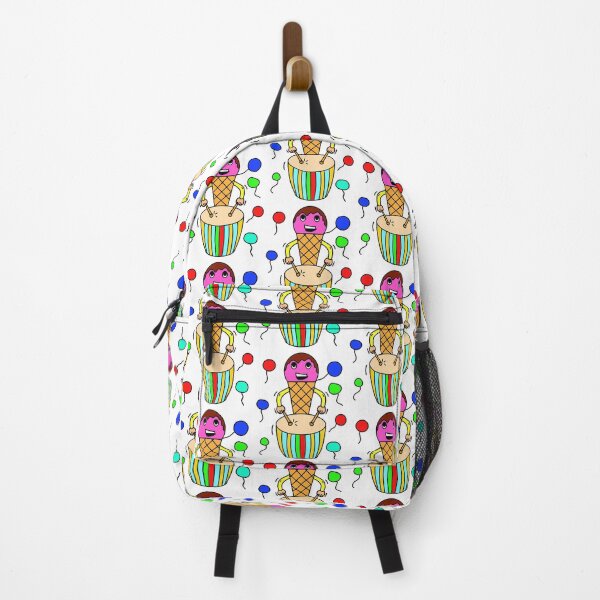 Item preview, Kawaii Colorful Ice Cream Playing Drums designed and sold by vineeth.