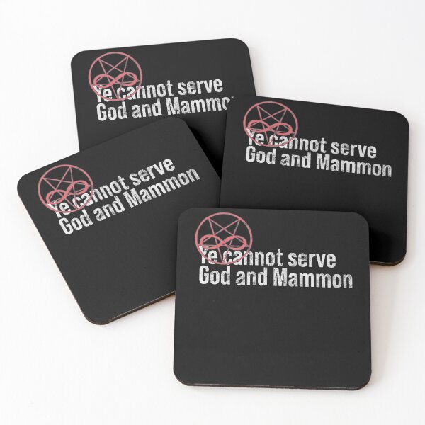 Item preview, Distressed Mammon - Demonic Symbol Quote - Sinful Satan designed and sold by DeWinnes.