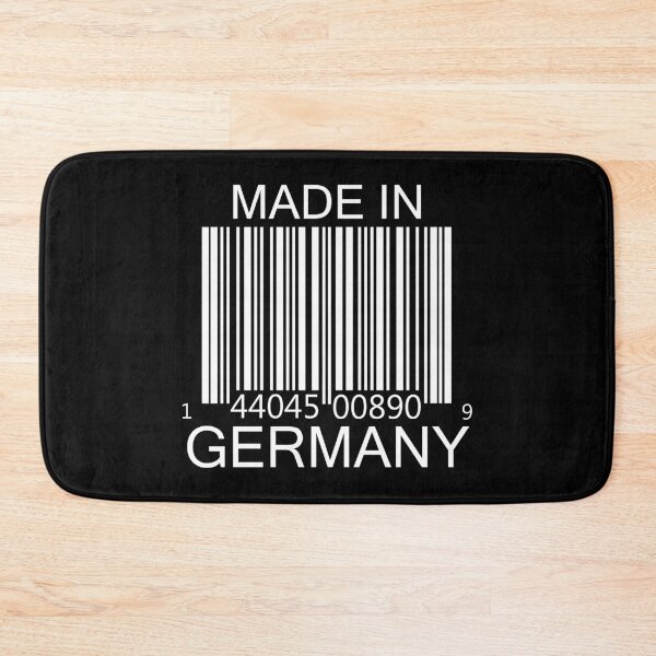 Item preview, Made in Germany Barcode in white designed and sold by Mariv19.
