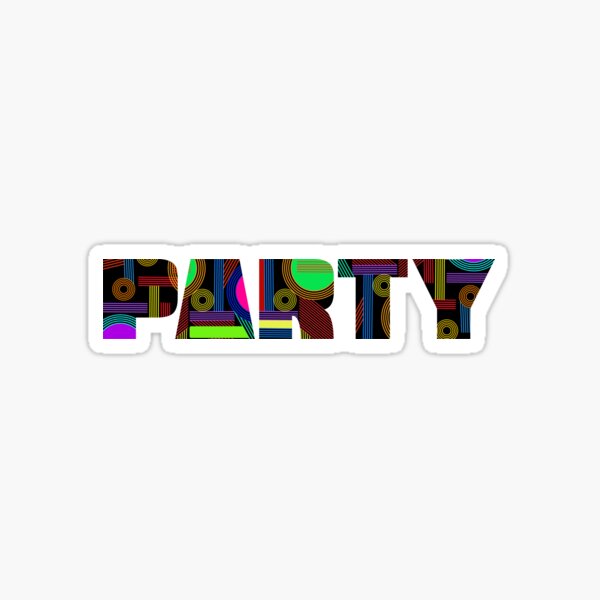 PARTY Sticker