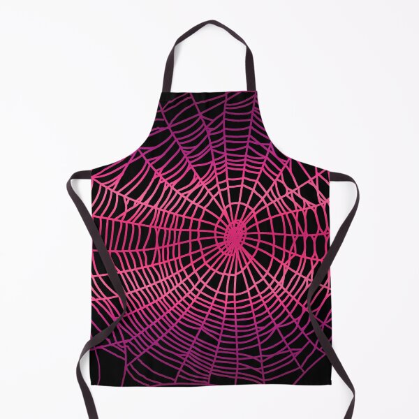 Item preview, Pink spider web creepy cute design in black pink for Halloween designed and sold by MadandMean.