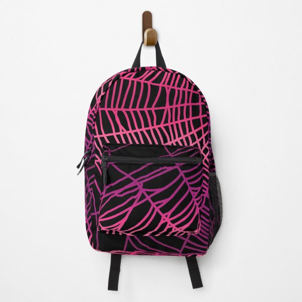 Item preview, Pink spider web creepy cute design in black pink for Halloween designed and sold by MadandMean.