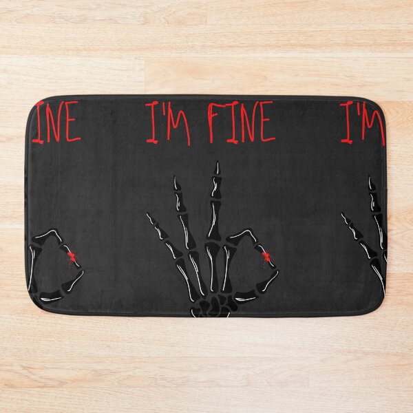 Item preview, I'm Fine - white lies designed and sold by niamin.