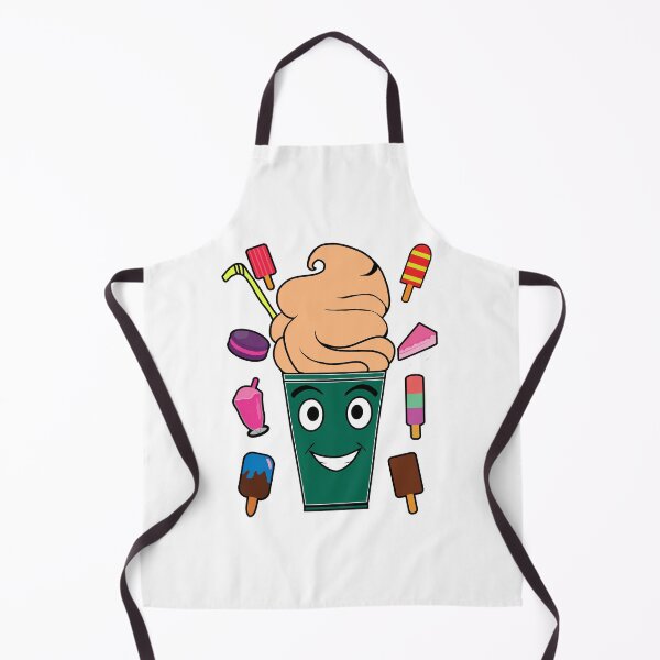 Item preview, Kawaii Chocolate Ice Cream Face Illustration designed and sold by vineeth.