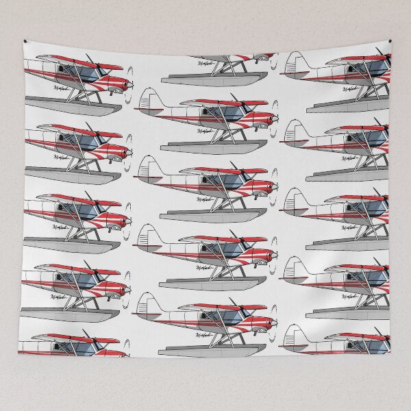 Item preview, White and Red Cub on Floats designed and sold by Michael Garber.