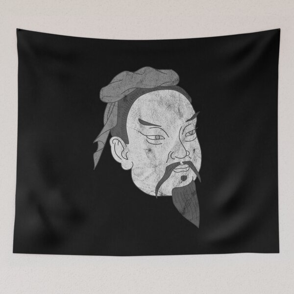 Item preview, Distressed Sun Tzu - B&W Chinese Author - Han Dynasty designed and sold by DeWinnes.