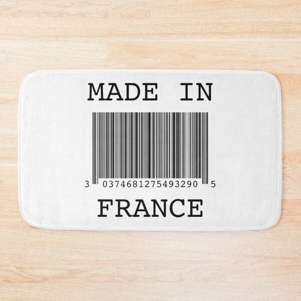 Item preview, Made in France Barcode. Funny, cool gift idea for French designed and sold by Kipcio.