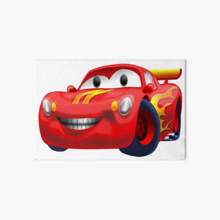 Red Racing Car in Cartoon Style for Kids Red Racing Car in Cartoon Style for Kids