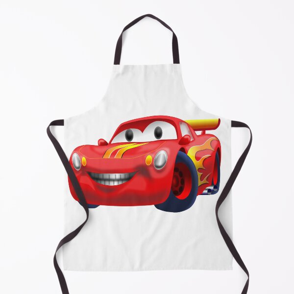 Item preview, Red Racing Car in Cartoon Style for Kids designed and sold by Sandpiperarts.