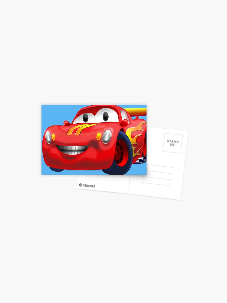 Red Racing Car in Cartoon Style for Kids Red Racing Car in Cartoon Style for Kids