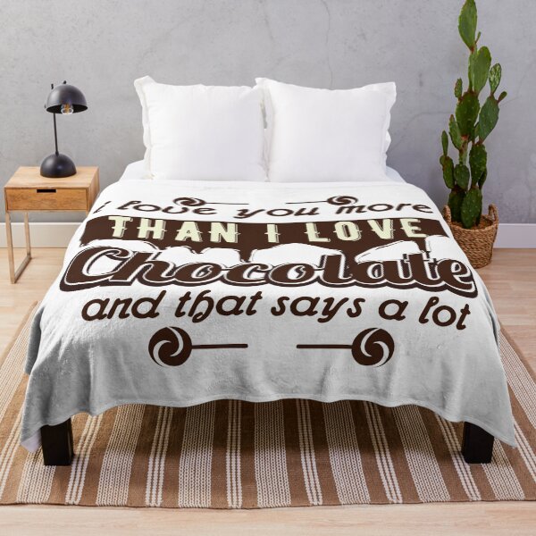 Item preview, I Love You More Than Chocolate designed and sold by VibrantGifts.