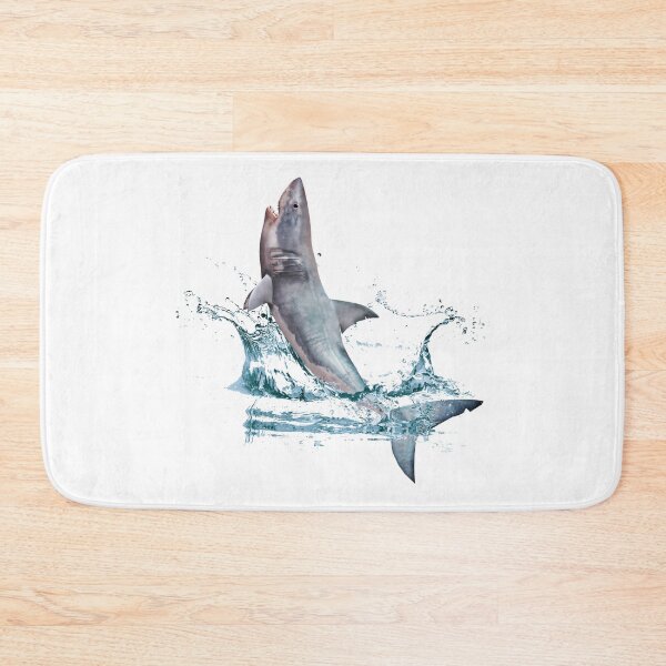 Item preview, Shark Jumping Out Of Water Sea Life Design designed and sold by luvvvvvit.