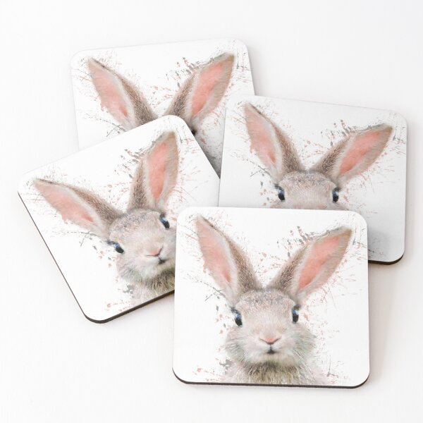 Item preview, Rabbit watercolor animals nursery decor designed and sold by DelzStudio.